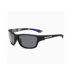 Black Men's Polarized Tinted Sunglasses Retro Polycarbonate Shining Eyes